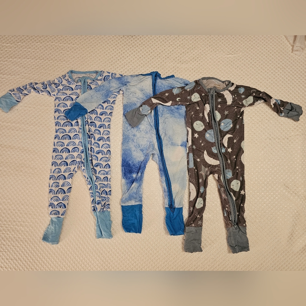 0-3 month little sleepies pajamas
